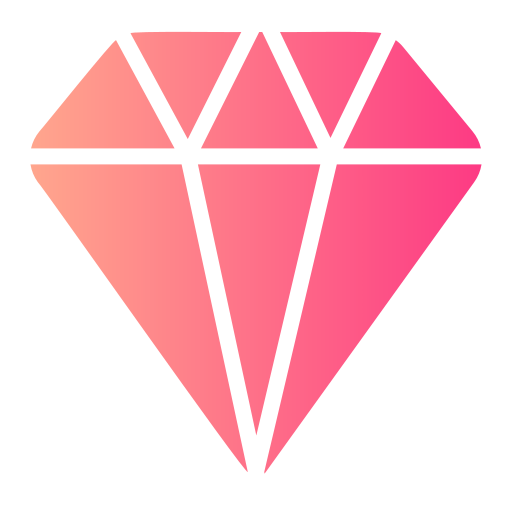 Diamond Generic Flat Gradient icon