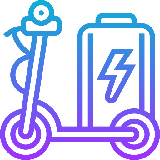 Electric scooter Meticulous Gradient icon