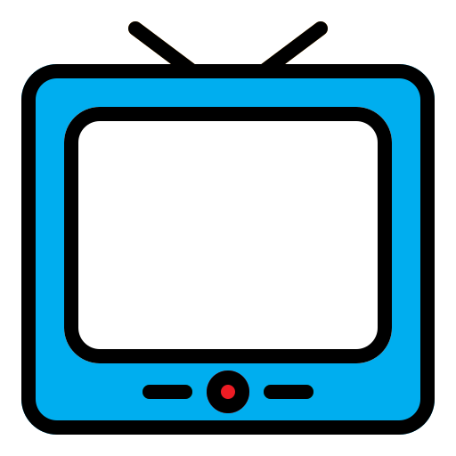 tv Generic Outline Color icona