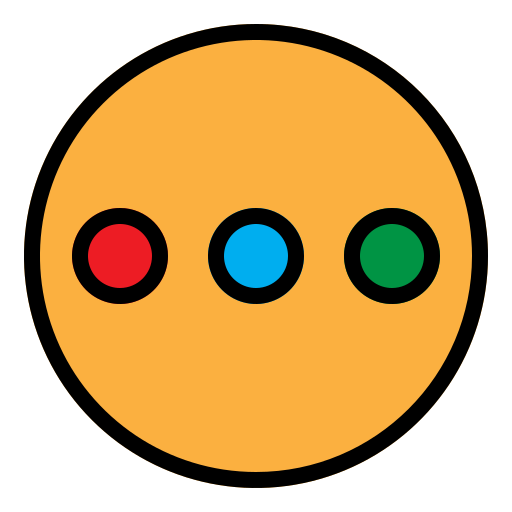 drei punkte Generic Outline Color icon