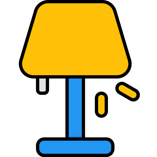 lampa podłogowa Generic Outline Color ikona