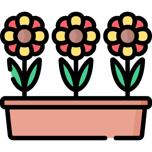 Flower pot Special Lineal color icon