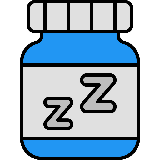 pílulas para dormir Generic Outline Color Ícone