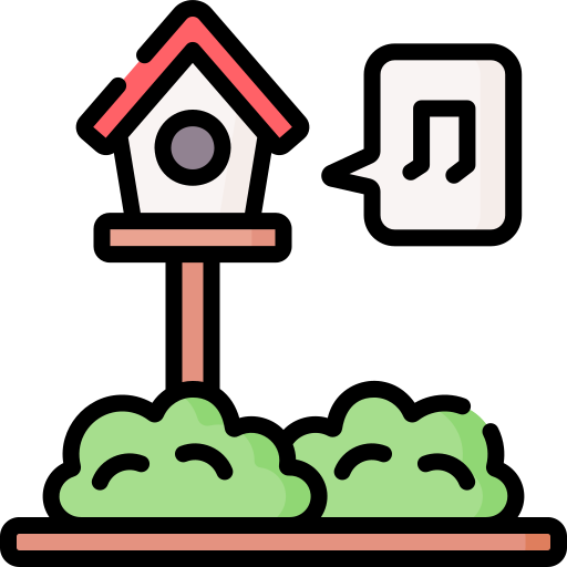 Bird house Special Lineal color icon