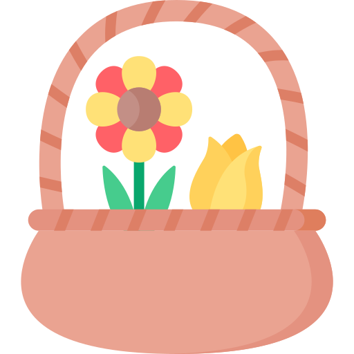 cesto di fiori Special Flat icona