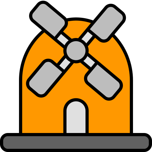 mühle Generic Outline Color icon