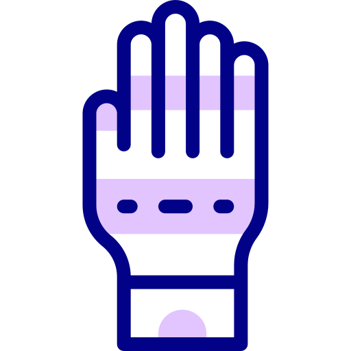 handschoenen Detailed Mixed Lineal color icoon