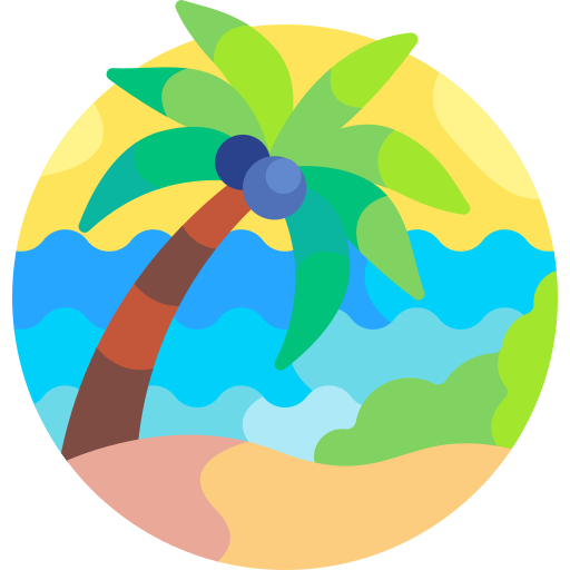 palmera Detailed Flat Circular Flat icono
