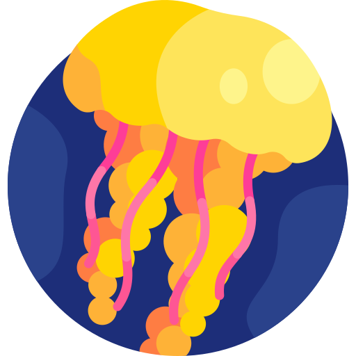 Jellyfish Detailed Flat Circular Flat icon