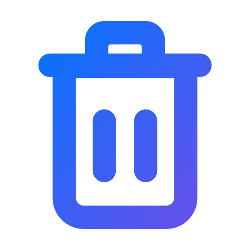 Trash Generic Gradient icon