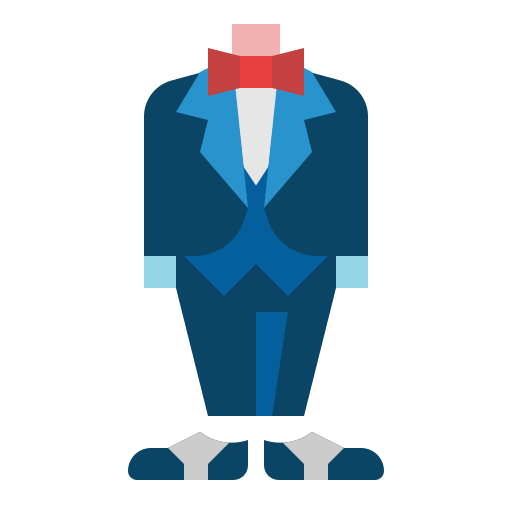 Groom suit PongsakornRed Flat icon