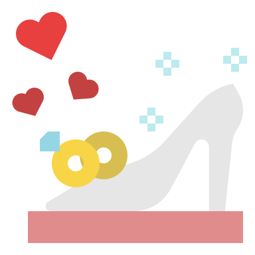 high heels PongsakornRed Flat icon
