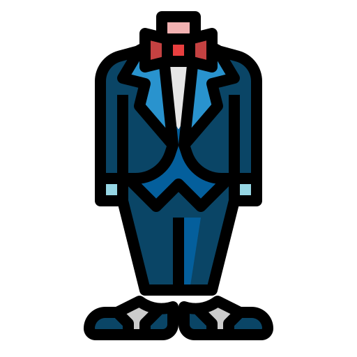 Groom suit PongsakornRed Lineal Color icon