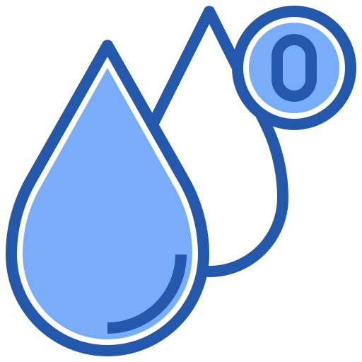 bloedgroep 0- Generic Blue icoon