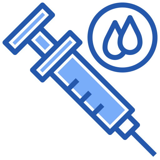 Needle Generic Blue icon