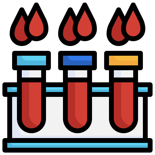 Анализ крови Generic Outline Color иконка