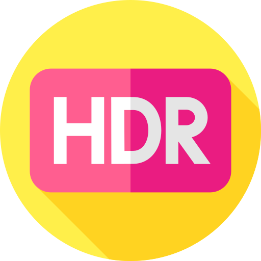hdr Flat Circular Flat icon