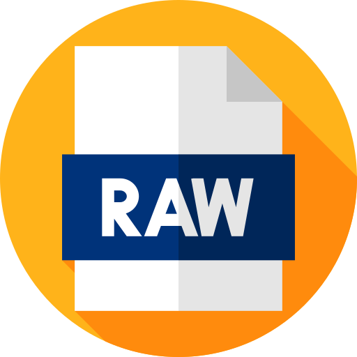 Raw Flat Circular Flat icon
