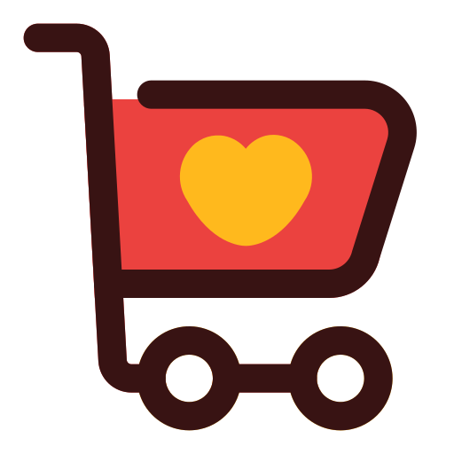 carrito de compras Generic Outline Color icono