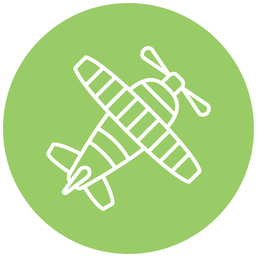 biplano Generic Flat icono
