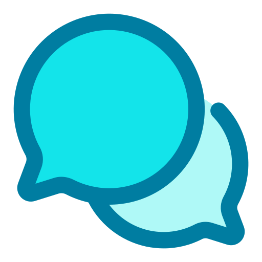 おしゃべり Generic Blue icon