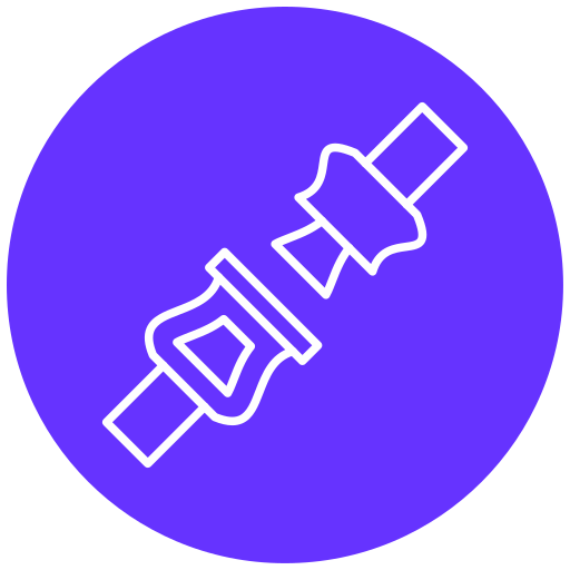 安全ベルト Generic Flat icon