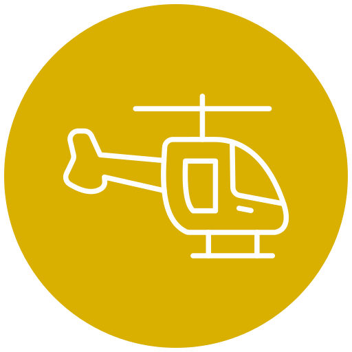 helicóptero Generic Flat icono