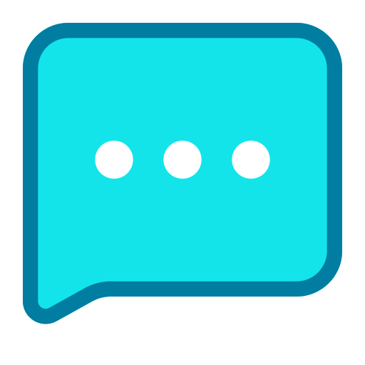 Bubble chat Generic Blue icon