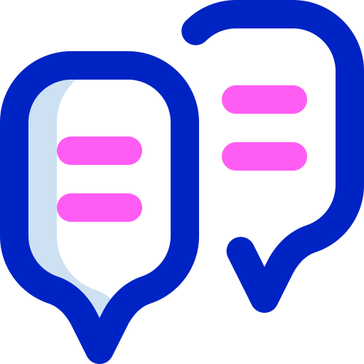 burbuja de diálogo Super Basic Orbit Color icono