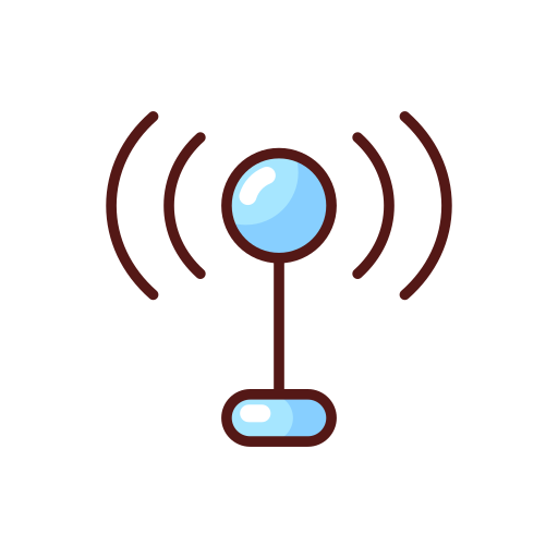 Wireless gadget Generic Outline Color icon