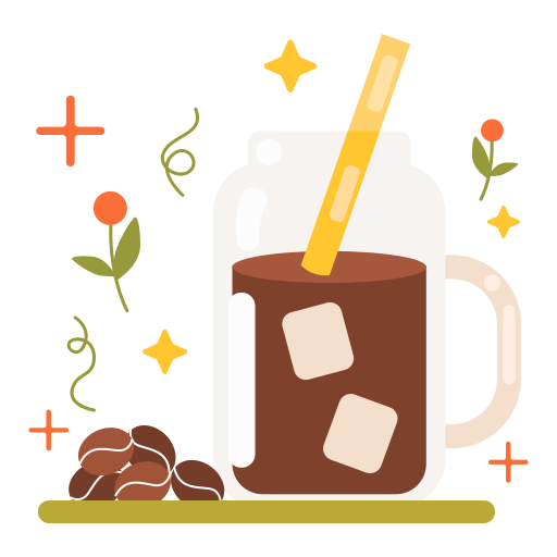 eis kaffee Generic Flat icon