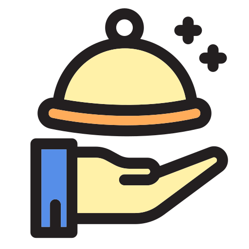 Room service Generic Outline Color icon