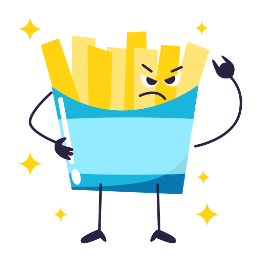 French fries Generic Flat icon