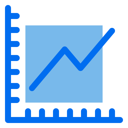 Analytic Generic Blue icon