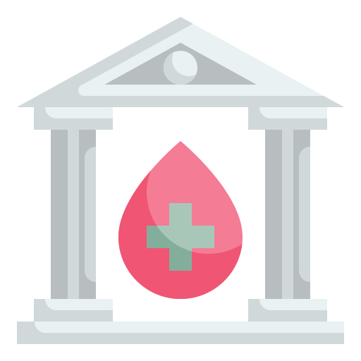 bank krwi Wanicon Flat ikona