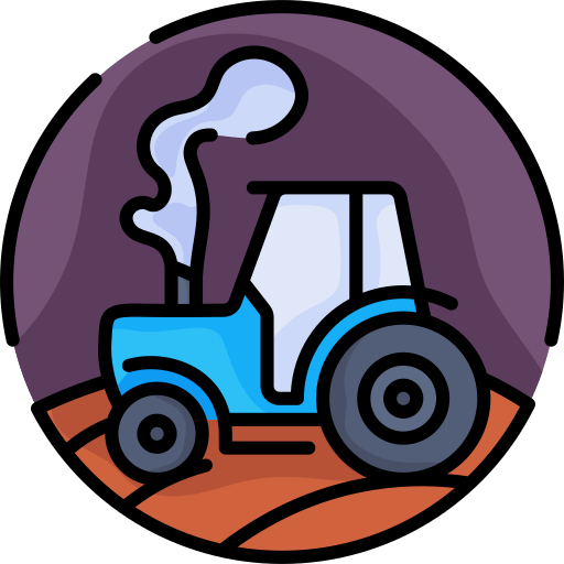 tractor bqlqn Lineal Color icono