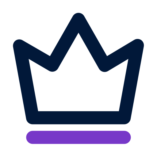 Crown Yogi Aprelliyanto Bold Duotone icon