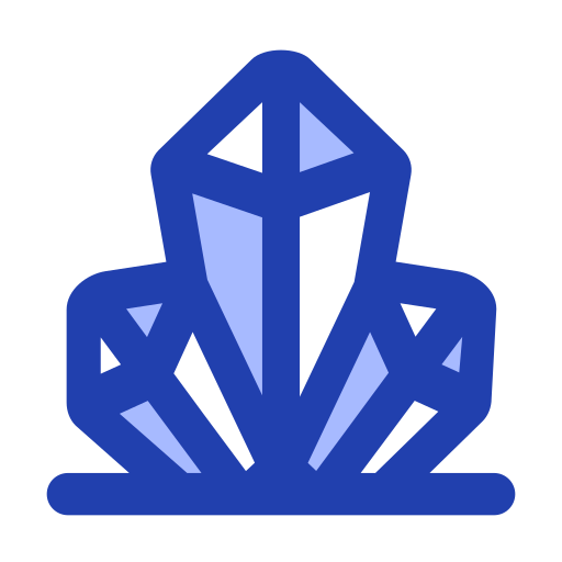 クリスタル Generic Blue icon