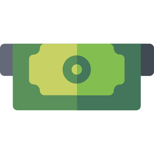 efectivo Basic Rounded Flat icono