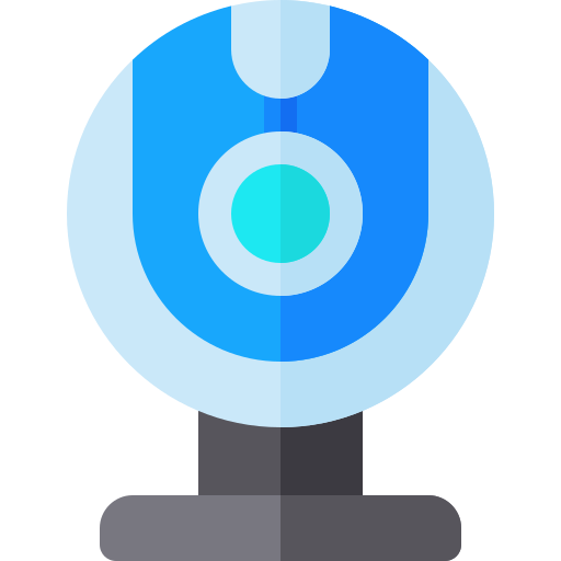 Webcam Basic Rounded Flat icon