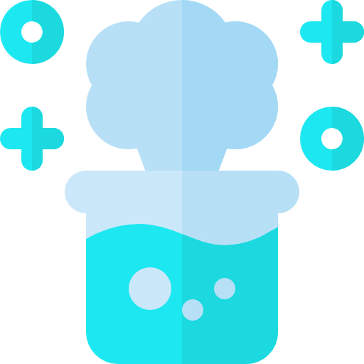 reação química Basic Rounded Flat Ícone