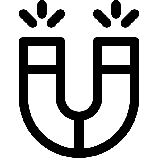자석 Basic Rounded Lineal icon