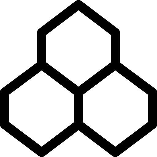 ベンゼン Basic Rounded Lineal icon