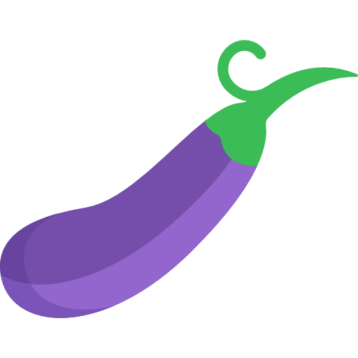 aubergine Special Flat Icône