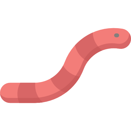 Worm Special Flat icon