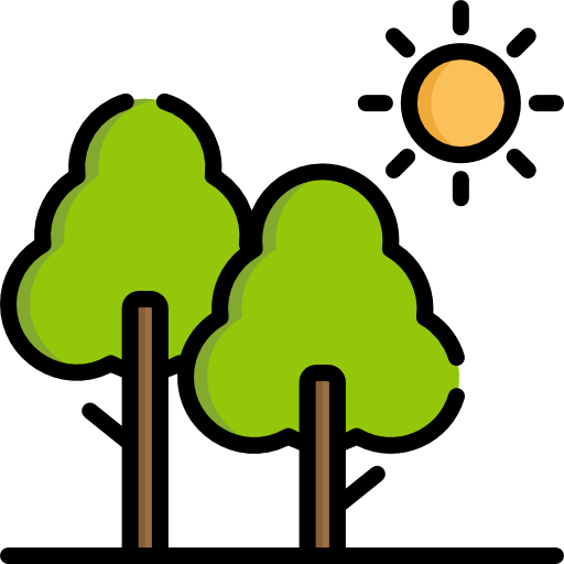 Tree Special Lineal color icon