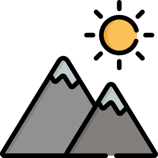 góra Special Lineal color ikona