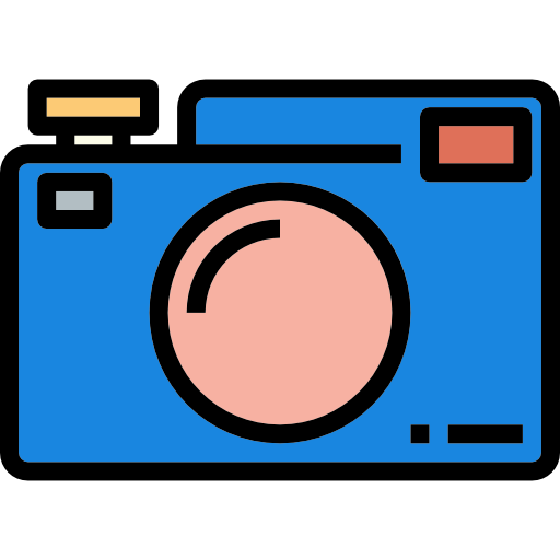 cámara fotográfica itim2101 Lineal Color icono