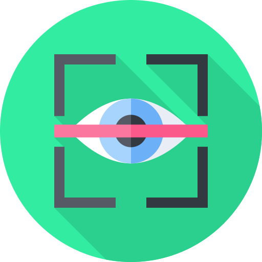 アイスキャン Flat Circular Flat icon