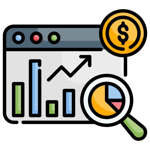 Income chart Generic Outline Color icon